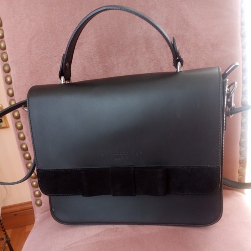 Borsa pelle nera maison - pelle, di